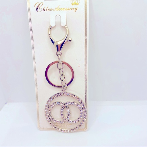 Key chain Purse Charm Crystal Unity Very Sparkly! BRAND NEW! - Picture 3 of 5